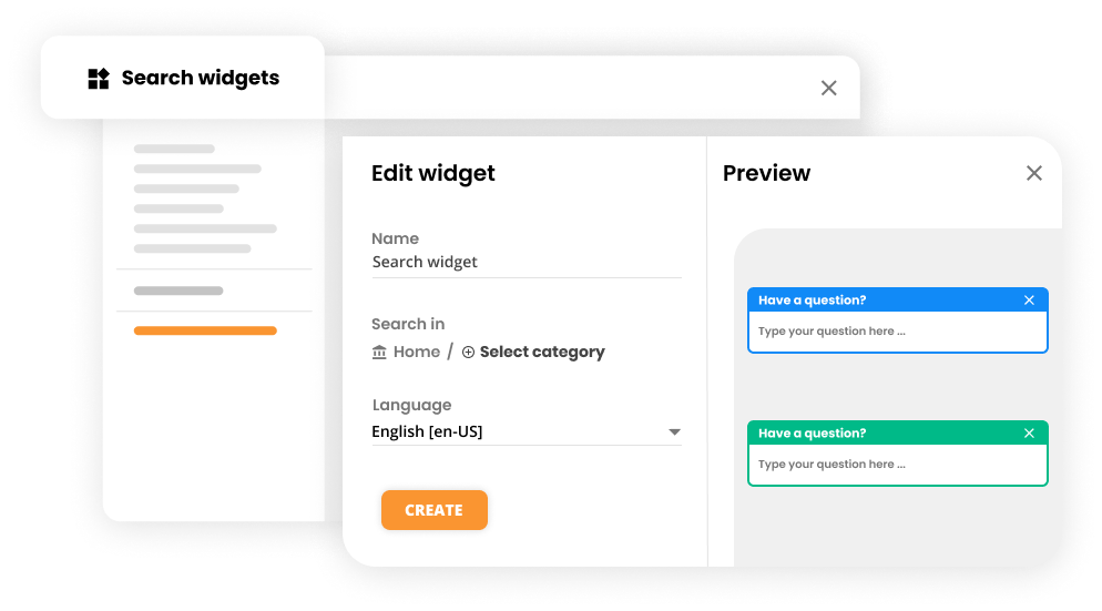 Buscar widgets